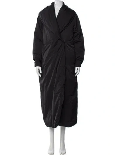 Pre-owned Joseph Nylon Coat In Black
