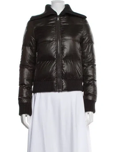 Pre-owned Joseph Nylon Down Jacket In Brown