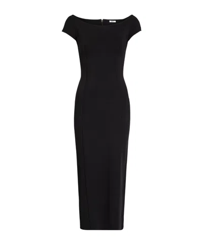 Joseph Off-the-shoulder Dress In Black
