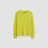 Joseph Open Cashmere Round Neck Jumper In Ginkgo
