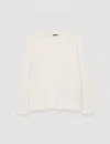 Joseph Open Cashmere Round Neck Jumper In Ivory
