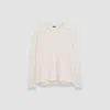 Joseph Open Cashmere Round Neck Jumper In Oat