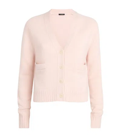 JOSEPH OPEN CASHMERE V-NECK CARDIGAN