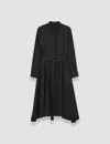 Joseph Orlan Light Crepe Dress In Black