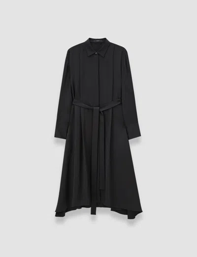 Joseph Orlan Light Crepe Dress In Black