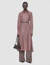 Joseph Orlan Printed Silk Blend Dress In Multi