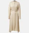 Joseph Orlana Silk-blend Shirt Dress In Neutral