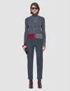 Joseph Overlay Cashair Cardigan In Gray