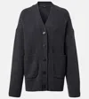 Joseph Oversized Cashmere Cardigan In Gray