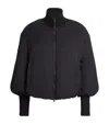 Joseph Womens Bart Padded Shell-down Bomber Jacket Black In Black