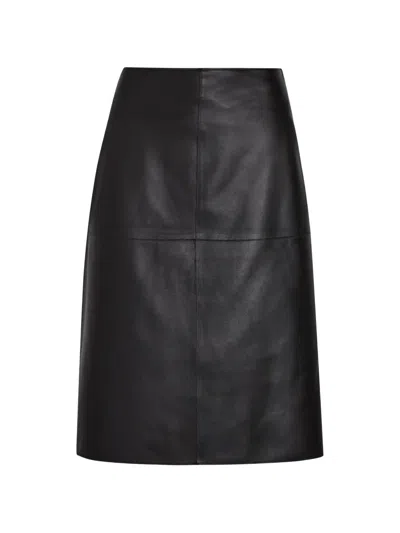 Joseph Panelled Midi Skirt In Black