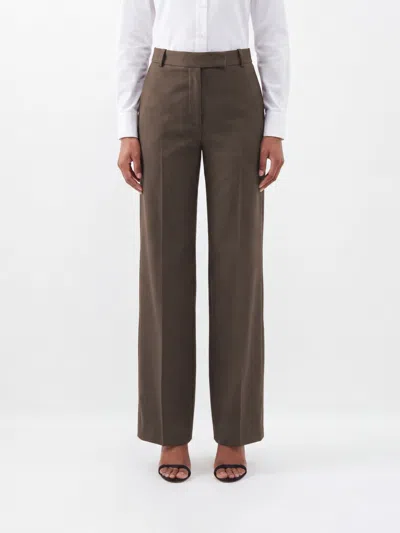 Joseph Pants Woman Color Brown In 棕色