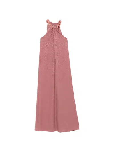 Joseph Parc Chain-detail Maxi Dress In Pink