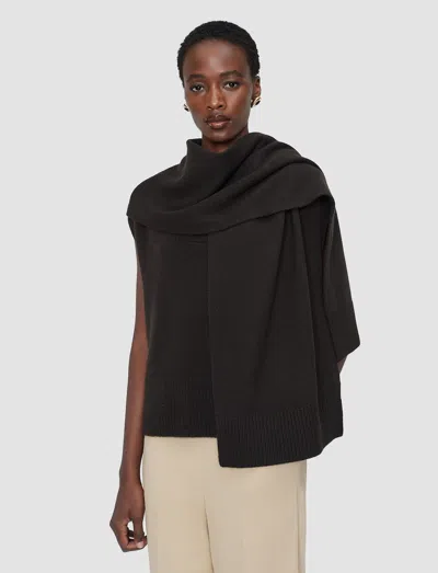 Joseph Pasilla Light Pure Cashmere Scarf In Black