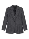 Joseph Patch-pocket Single-breasted Blazer In Gray