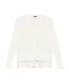 Joseph Panelled Cardigan In White
