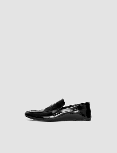 Joseph Patent Leather Loafers In Black