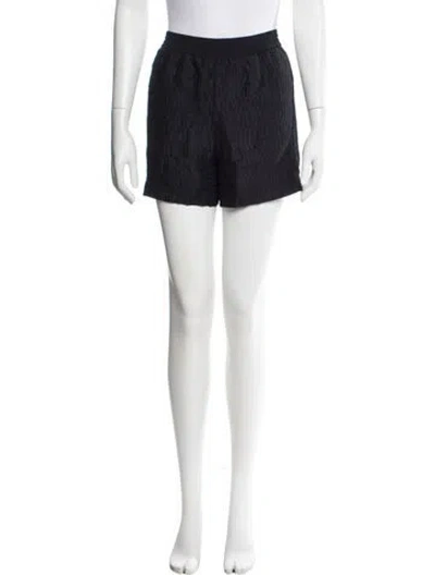 Pre-owned Joseph Patterned Mini Shorts In Black
