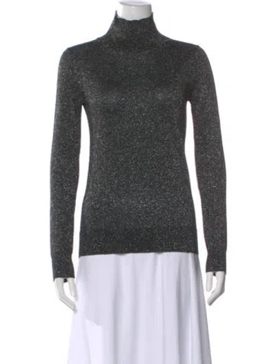 Pre-owned Joseph Patterned Turtleneck Top In Multi