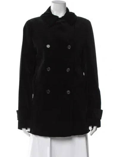 Pre-owned Joseph Peacoat In Black