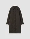 Joseph Penny Quilted Coat In Brown
