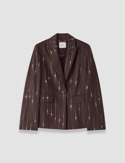 Joseph Pietro Slub Wool Jacket In Multi
