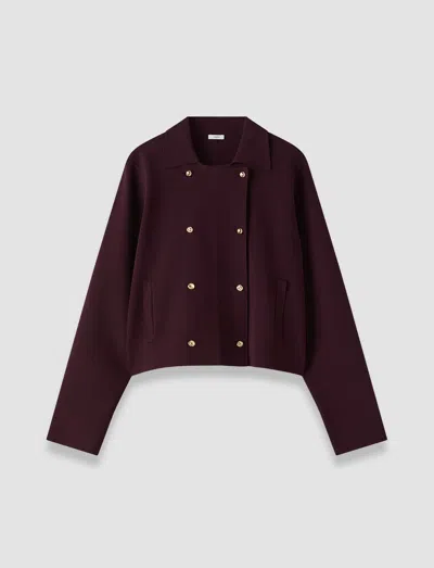 Joseph Pilar Compact Milano Jacket In Purple