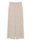 Joseph Pinstripe Wool Trousers In Neutral