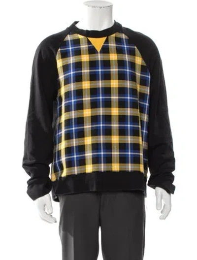 Pre-owned Joseph Plaid Print Crew Neck Pullover In Multi