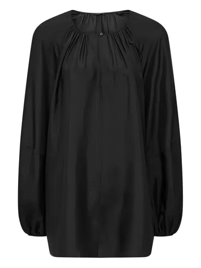 Joseph Pleat-detail Blouse In Black
