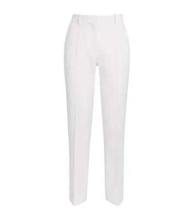 Joseph Pleated Coleman Trousers In White