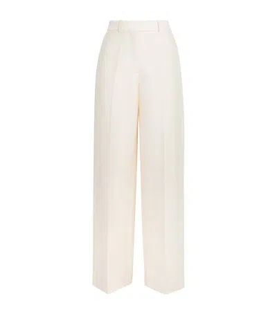 Joseph Pleated Mitae Trousers In Beige