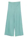 Joseph Pleated Trousers In Green