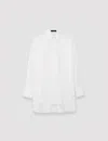 Joseph Relaxed Berton Shirt In White
