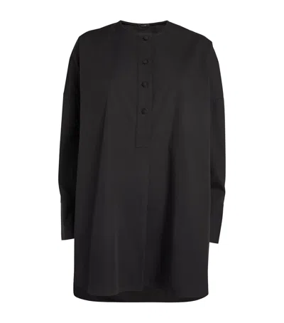 Joseph Poplin Botha Blouse In Black