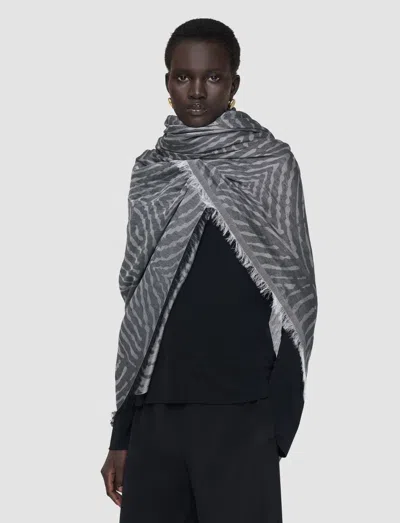 Joseph Posie Linen Blend Scarf In Multi