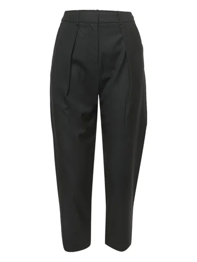 Pre-owned Joseph  Pleated-details Trousers In Black