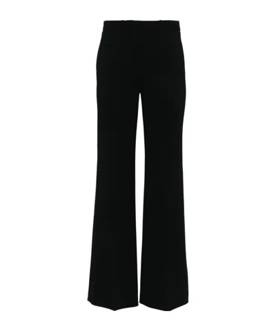 Joseph Pressed-crease Flared Trousers In Black