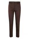 Joseph Bing Court Pant Light Gabardine Stretch In Brown