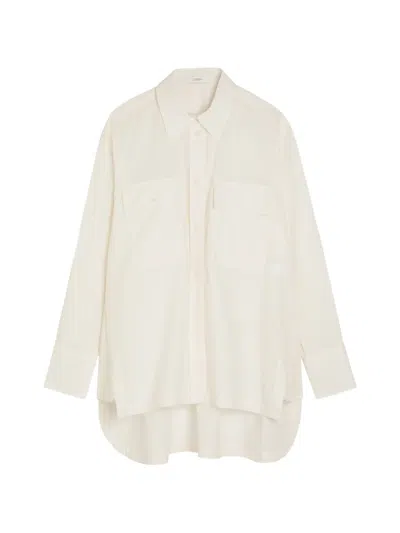Joseph Ranya Cotton-poplin Shirt In Neutral