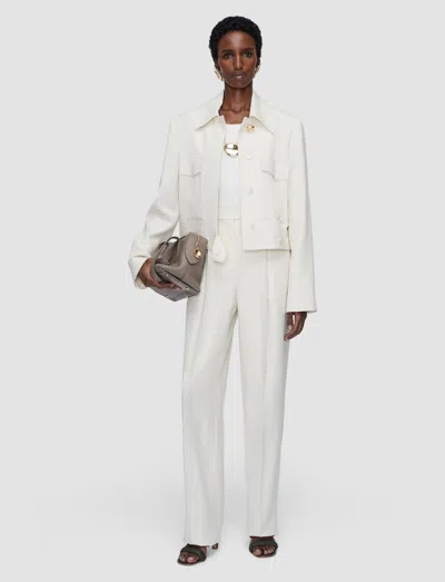 Joseph Renoir Viscose Tailoring Jacket In White