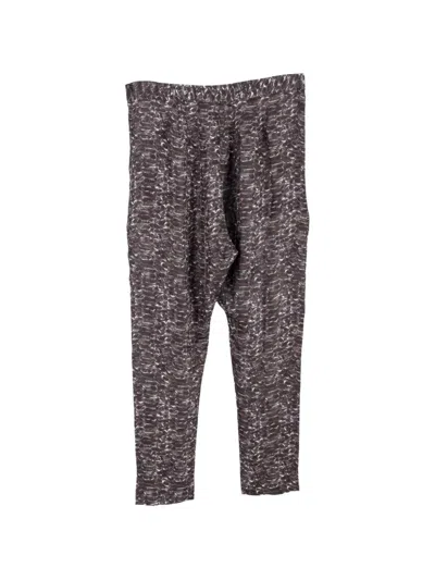 Pre-owned Joseph Reptile-print Trousers In Brown