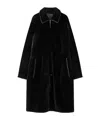 Joseph Double-faced Wool Coat In Black