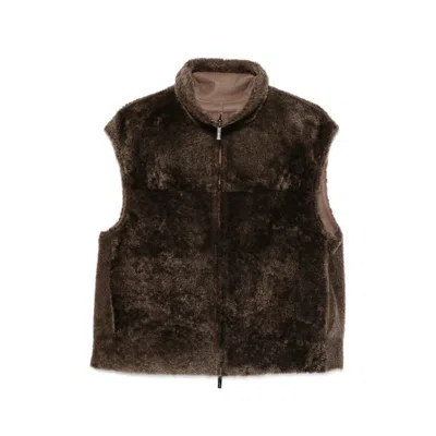 JOSEPH REVERSIBLE SHEARLING JACKET