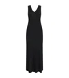Joseph Rib-knit Maxi Dress In Black