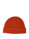 Joseph Ribbed Beanie In Red