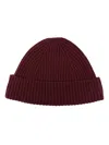 Joseph Ribbed Beanie In Red