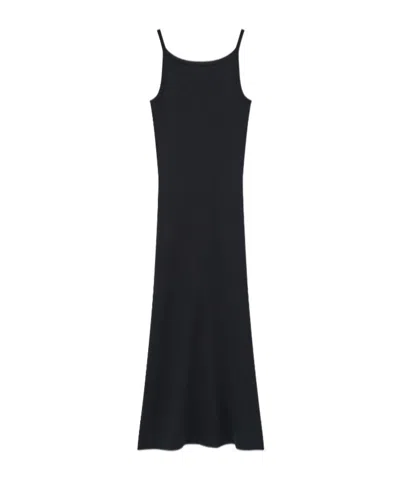 Joseph Ribbed Dress In Black