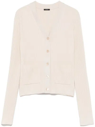 JOSEPH JOSEPH RIBBED-KNIT CARDIGAN