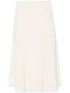 Joseph Ribbed Linen-blend Skirt In Neutrals